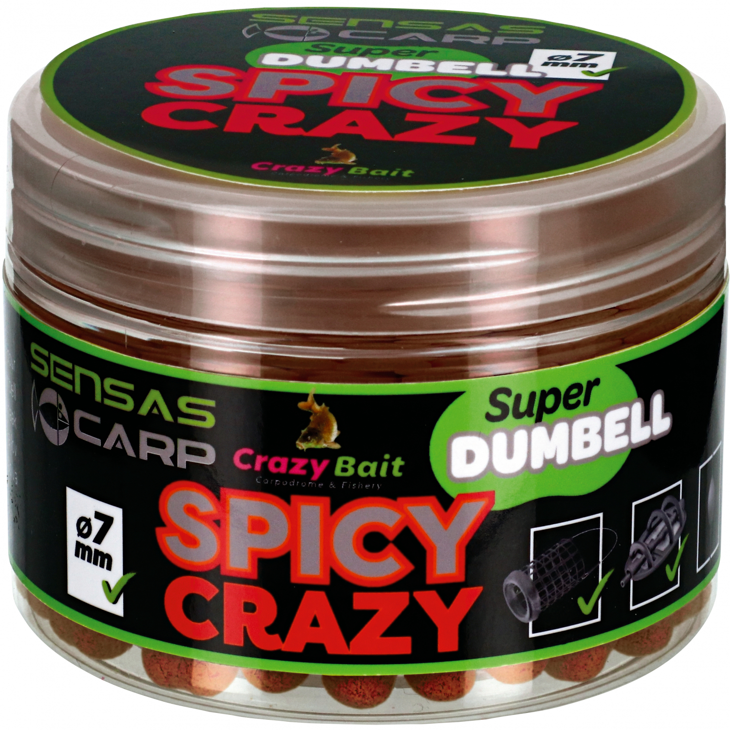 Sensas Hakenköder Super Dumbell (Spicy Crazy)