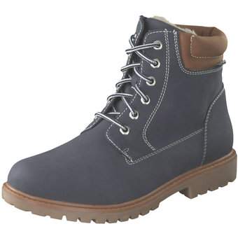 Puccetti Schnür Boots in blau
