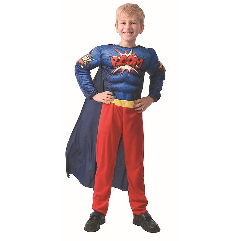 Aå Halloweendrakt 6-8 år, Hero