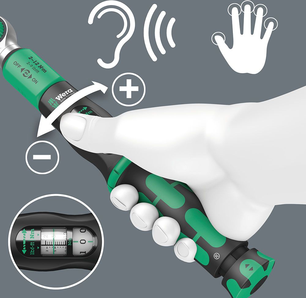 Wera Safe-Torque A2 Set 1 - Drehmomentschlüssel 1/4