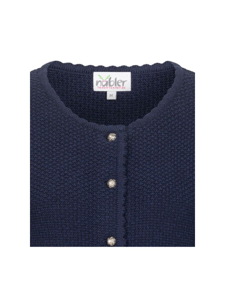 Nübler Strickjacke Langarm Yvonne in Marine günstig kaufen L