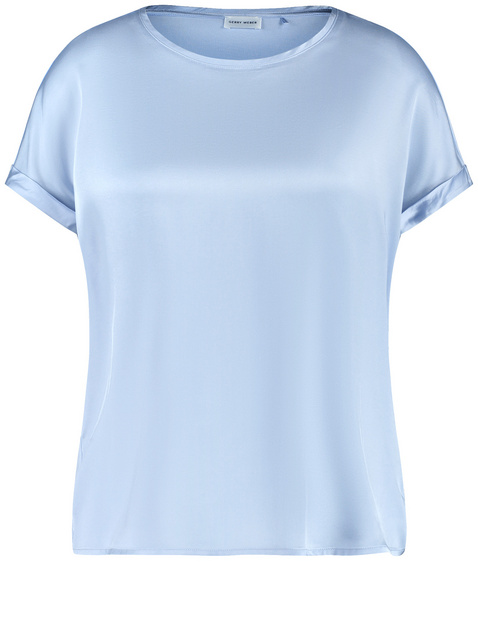 Kurzarmshirt mit Material-Patch
