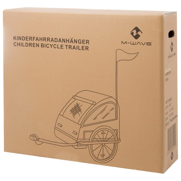 M-Wave - Stalwart Kid Easy Stahlrahmen - Kinderanhänger