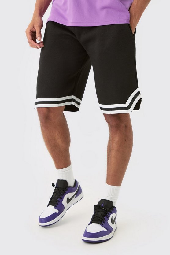 Tall Basketball Jersey-Shorts mit Streifen