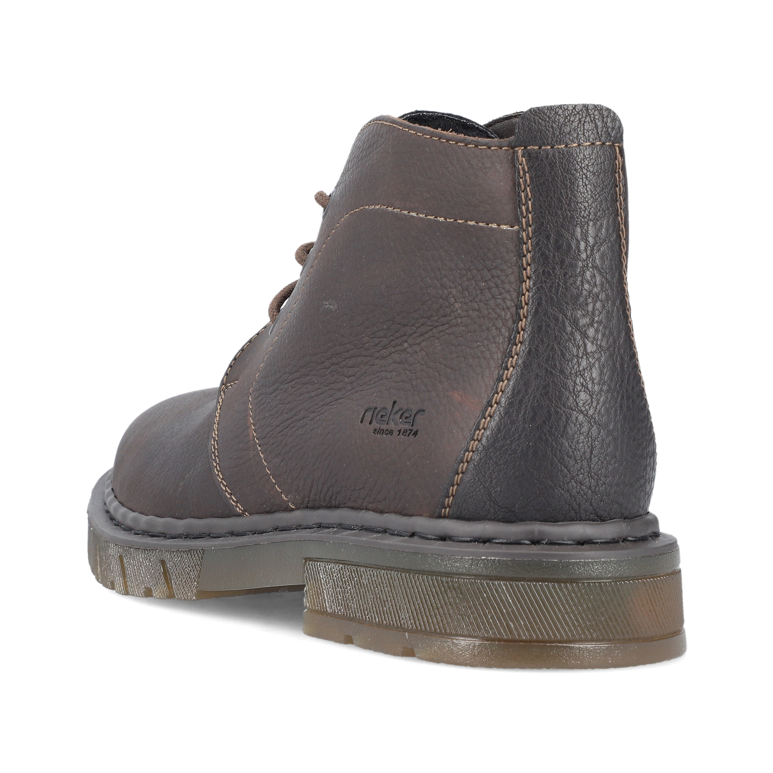 Rieker Herren Schnürstiefel dunkelbraun