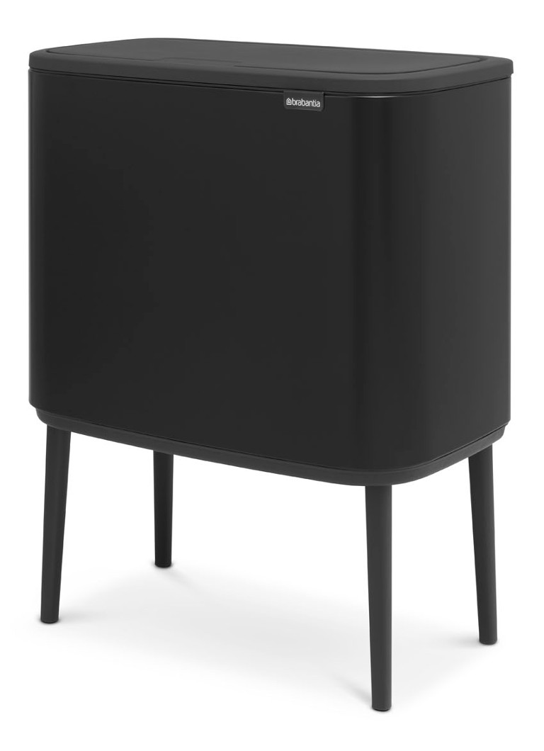 Lixeira dupla Brabantia Bo Touch Bin para reciclagem, com tampa e pés, 11 + 23 litros