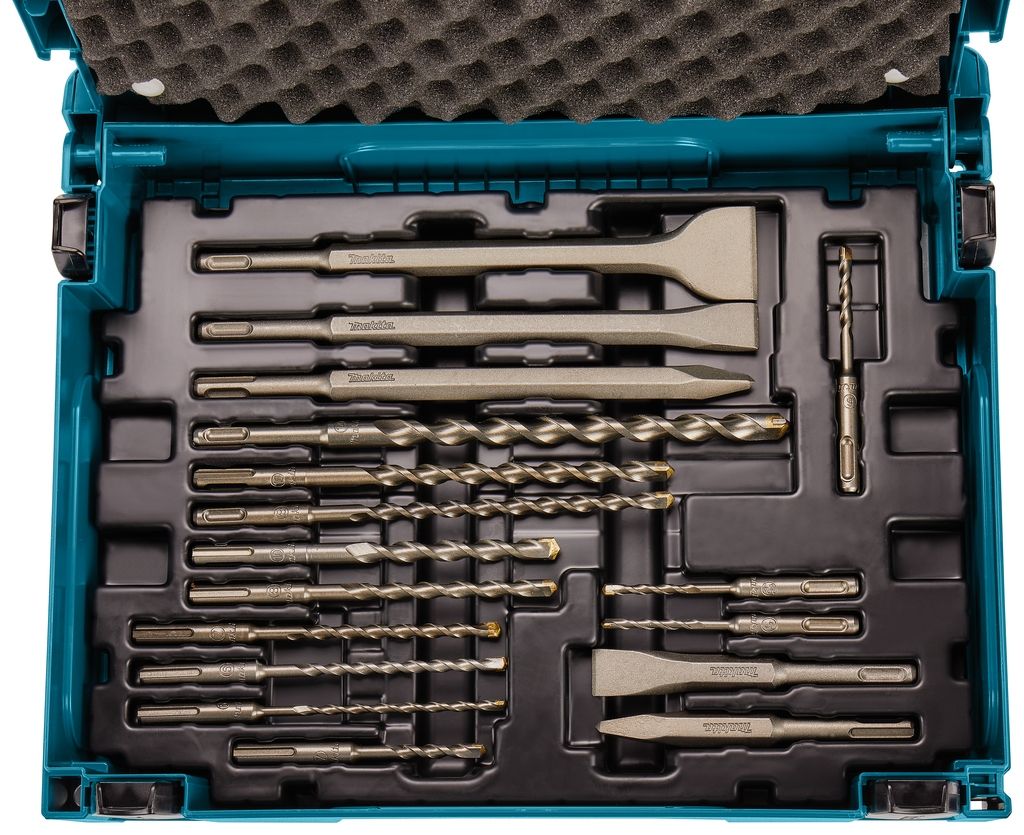 Accessori Makita B-52059 Set di punte/scalpelli da 17 pezzi SDS-PLUS, in Mbox1