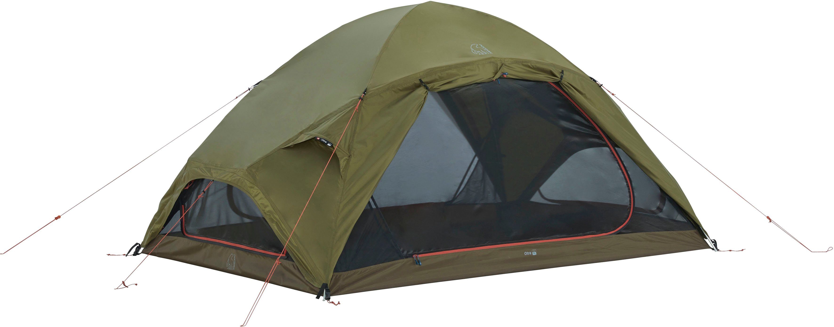 Nordisk Geodätzelt Otra 2 PU Tent Dark Olive, Personen: 2 (Packung, 1 tlg)