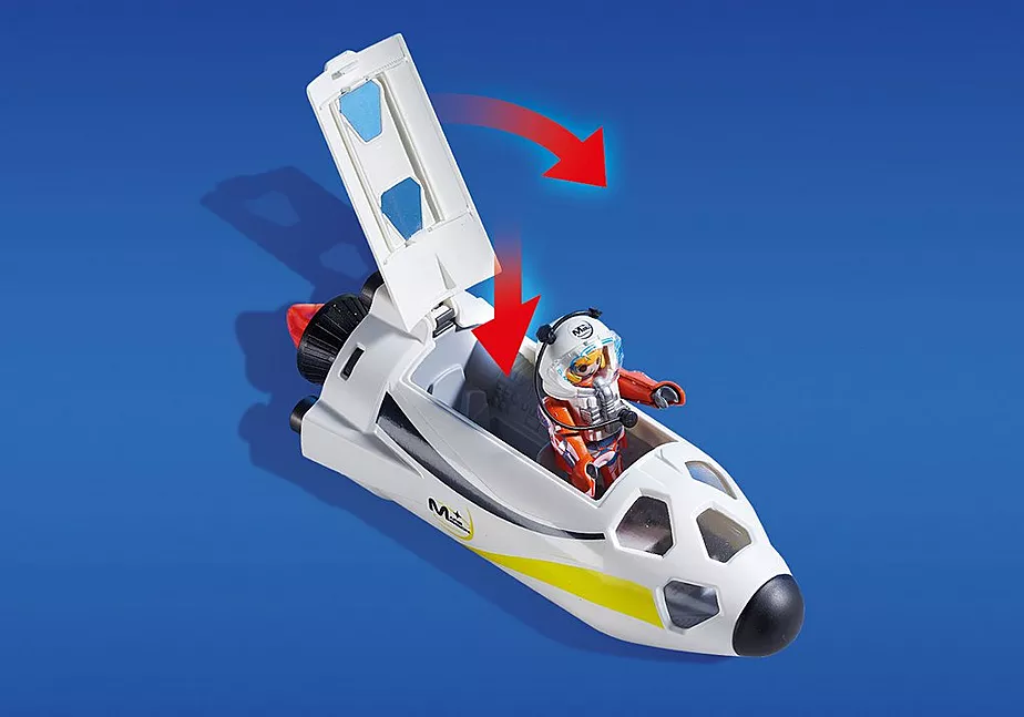 Mars-Rakete mit Startrampe