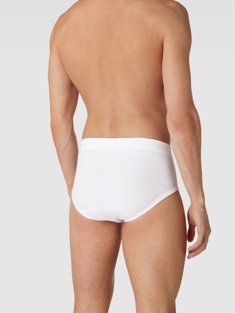Slip mit Label-Detail in weiß