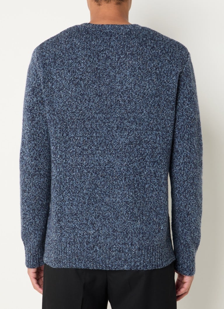 SAMSØE SAMSØE Samehdi chunky knit pullover in wool blend with melange design
