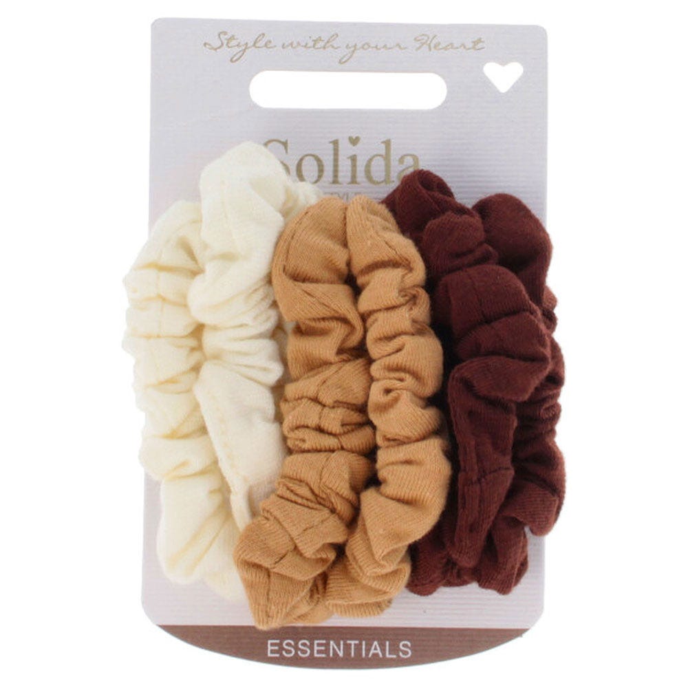Solida Zopfabbinder Jersey beige-braun