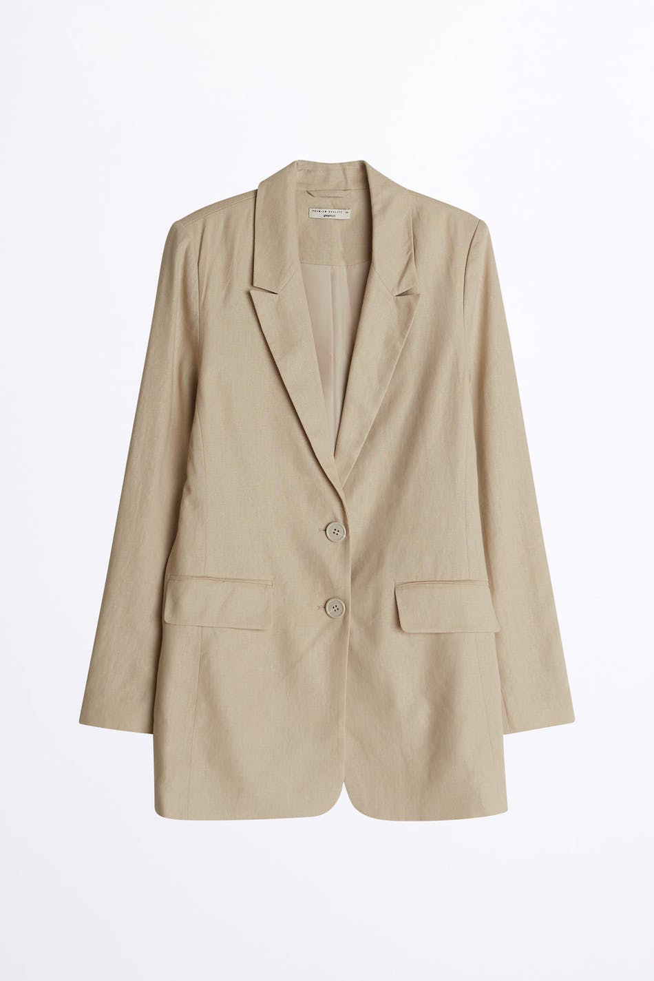 Lisa long linen blazer