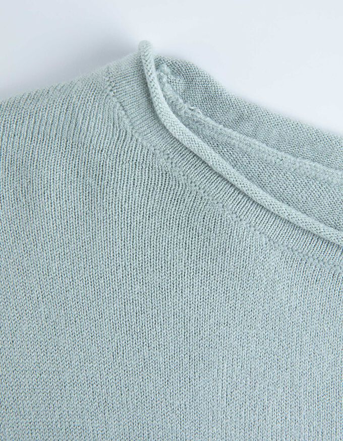Strickpullover - Gerollte Abschlüsse