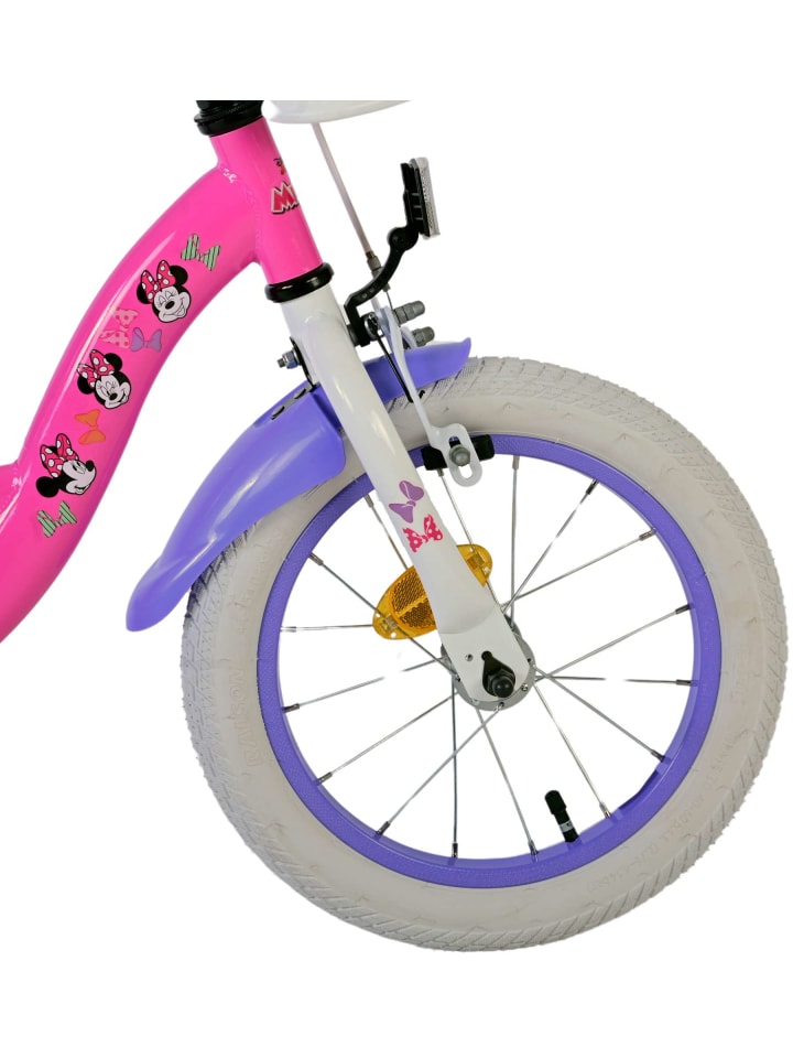 Volare Kinderfahrrad Disney Minnie Fahrrad in Rosa für Mädchen 14 Zoll 3 Jahre günstig kaufen onesize