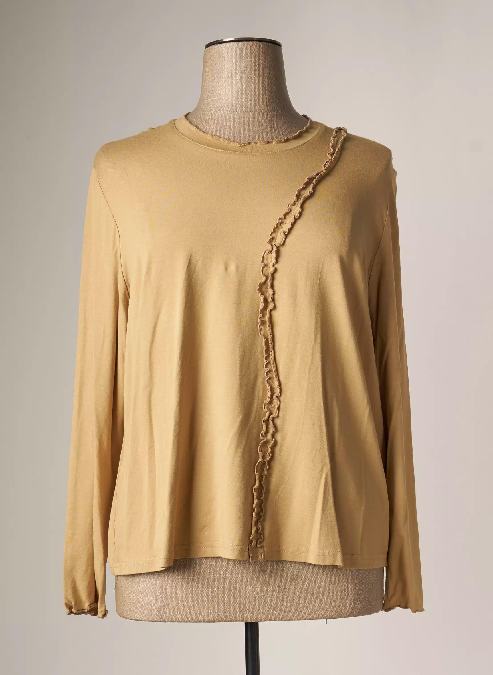 Jean Delfin Tops Femme couleur beige