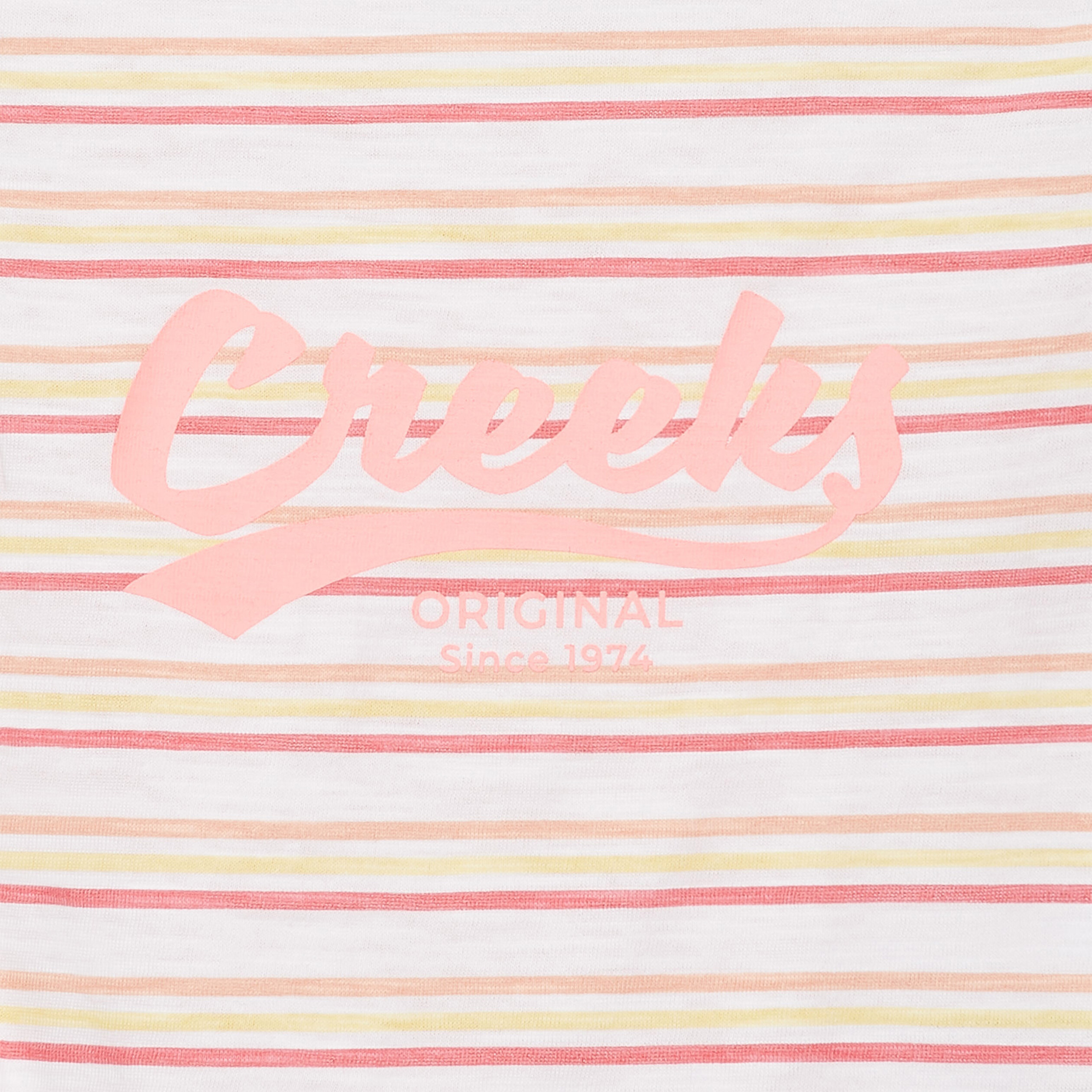 T-shirt manches courtes Creeks ecru bébé fille | La Halle