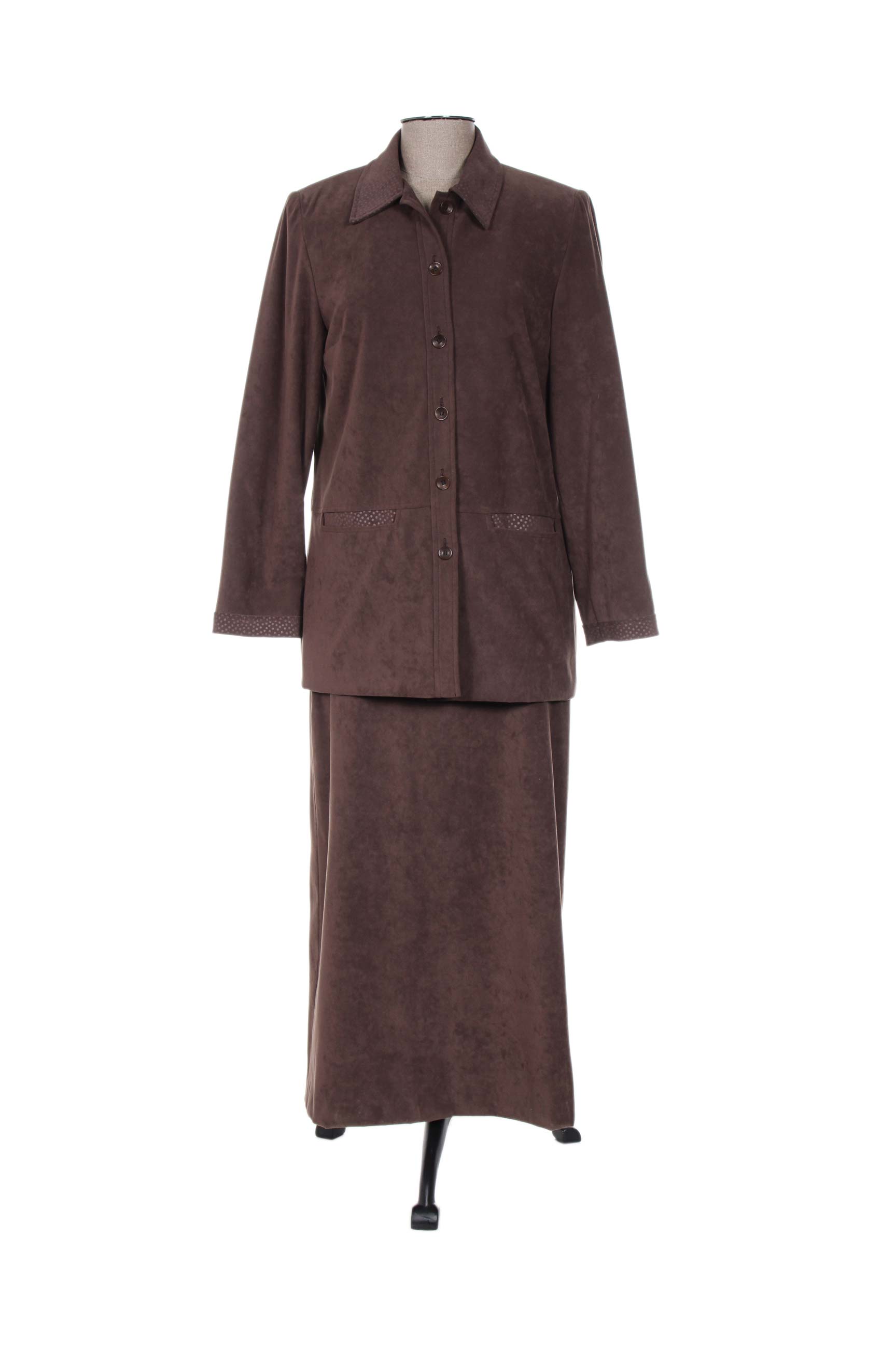 Paul Mausner Jupe Veste Femme couleur marron