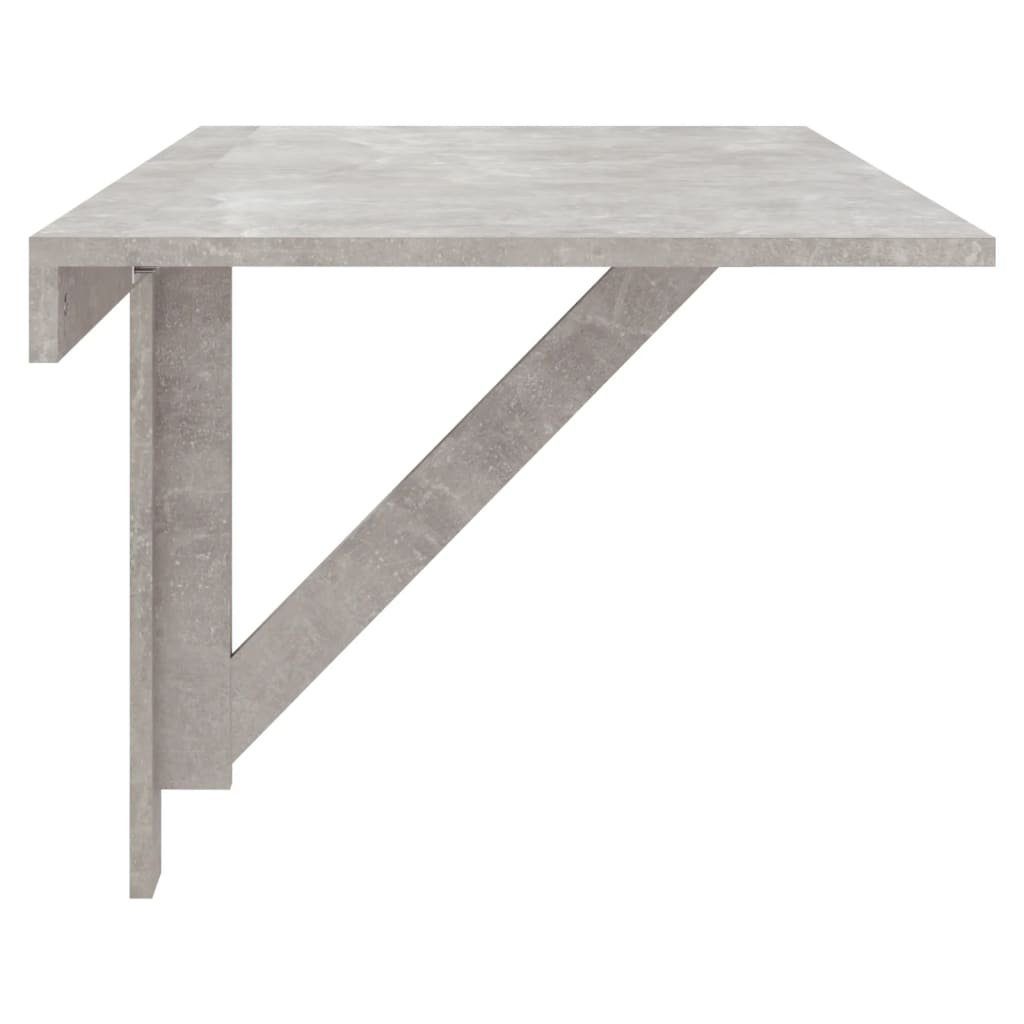 vidaXL Klapptisch Wand-Klapptisch Betongrau 100x60x56 cm Holzwerkstoff (1-St)