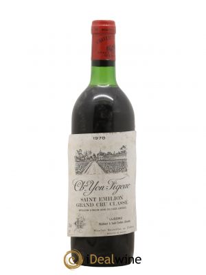 Château Yon Figeac Grand Cru Classé  1978 - Lot de 1 Bouteille