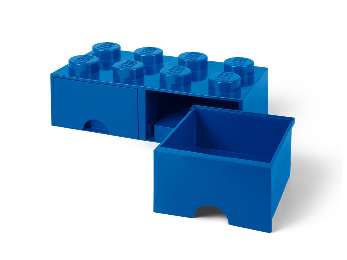 Stein mit 8 Noppen und Schubfächern in Blau 5006132