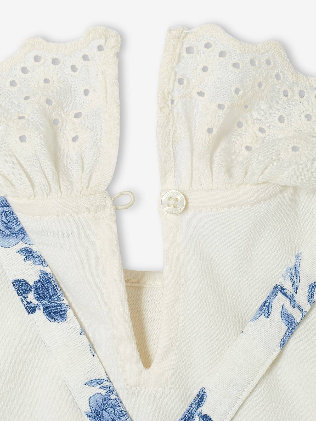 Vertbaudet Festliches Baby-Set: Rock & T-Shirt - wollweiß