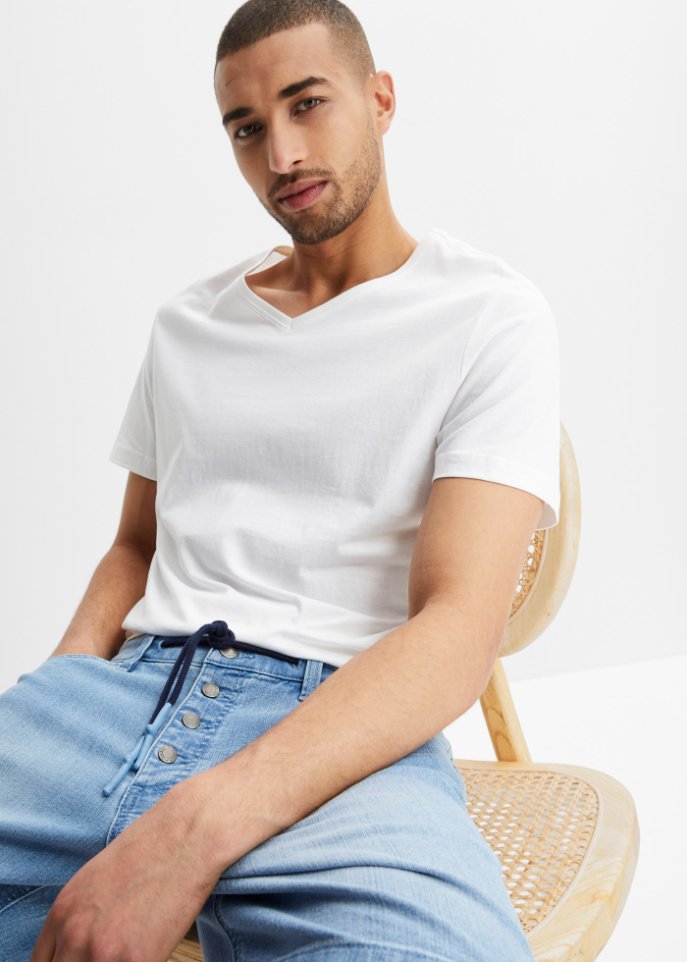 Stretch-Long-Jeans-Shorts, Loose Fit