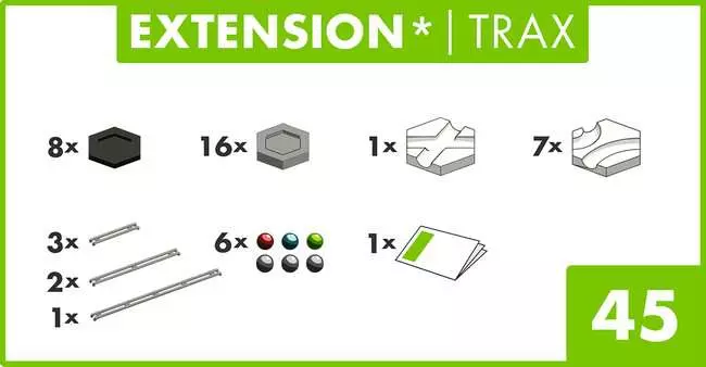 GraviTrax Extension Trax - Kugelbahn-Erweiterung für Kinder ab 8 Jahren