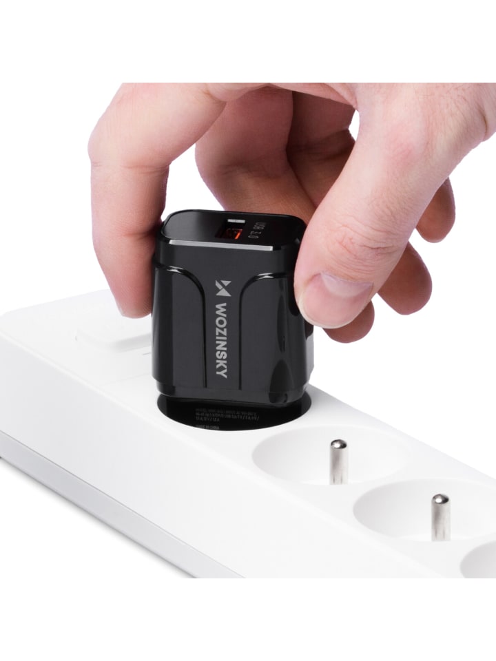 Wozinsky USB 3.0 Wandladegerät Handyladegerät Netzladegerät in Schwarz günstig kaufen onesize