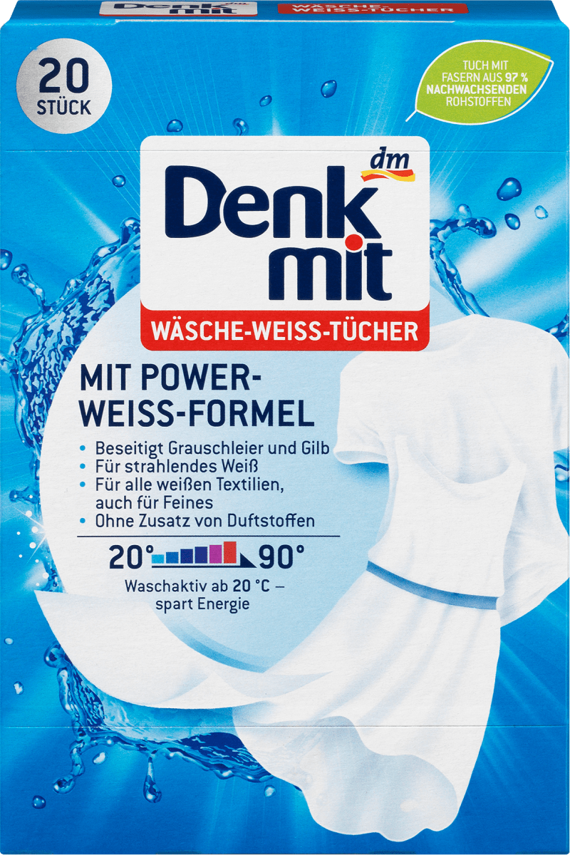 Wäsche Weiß Tücher, 20 St