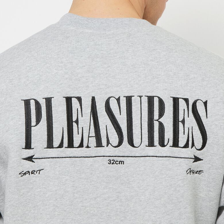 Pleasures Intersection Crewneck grey