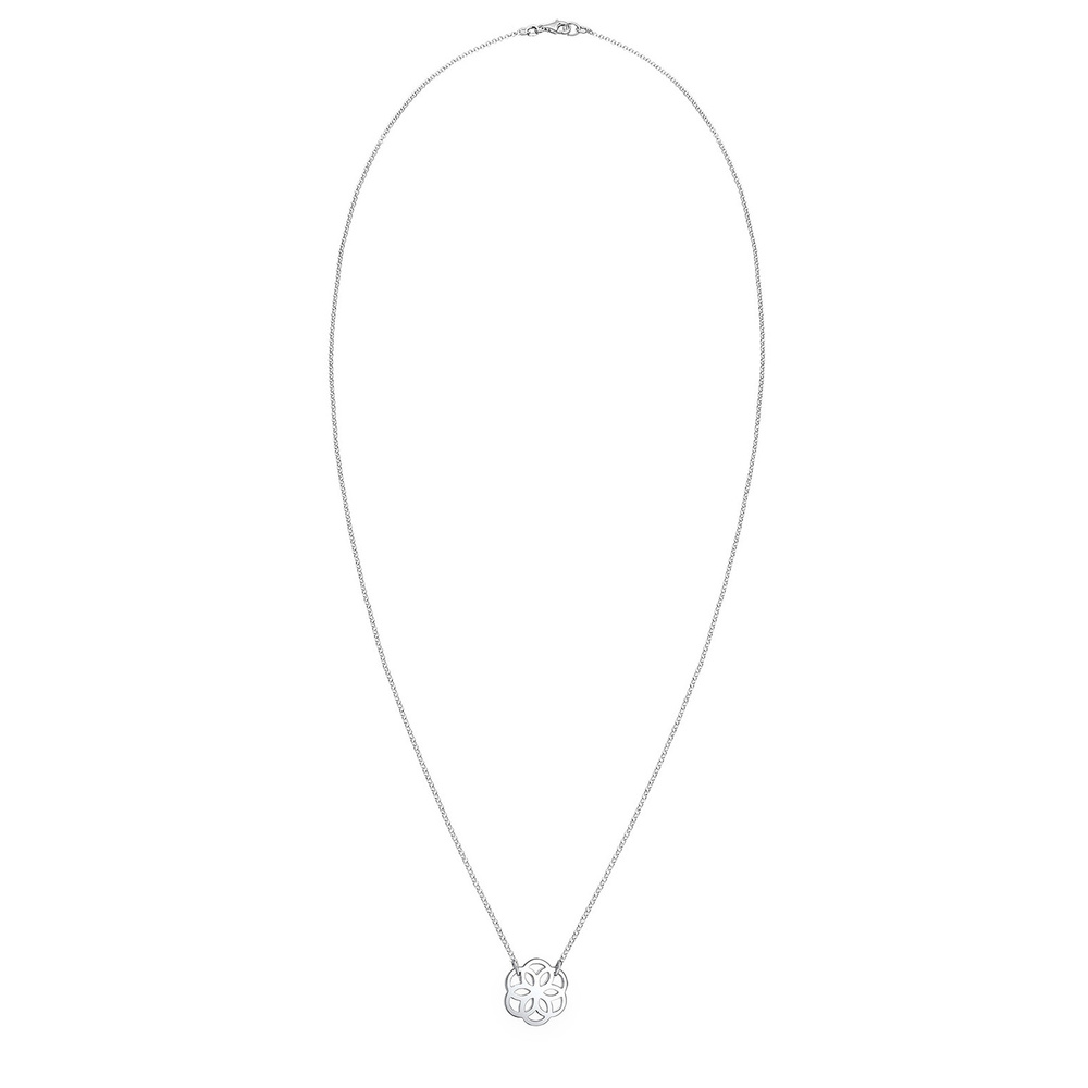 Elli Elli Collier Femme Fleur Floral - (925/1000) Argent Bijoux