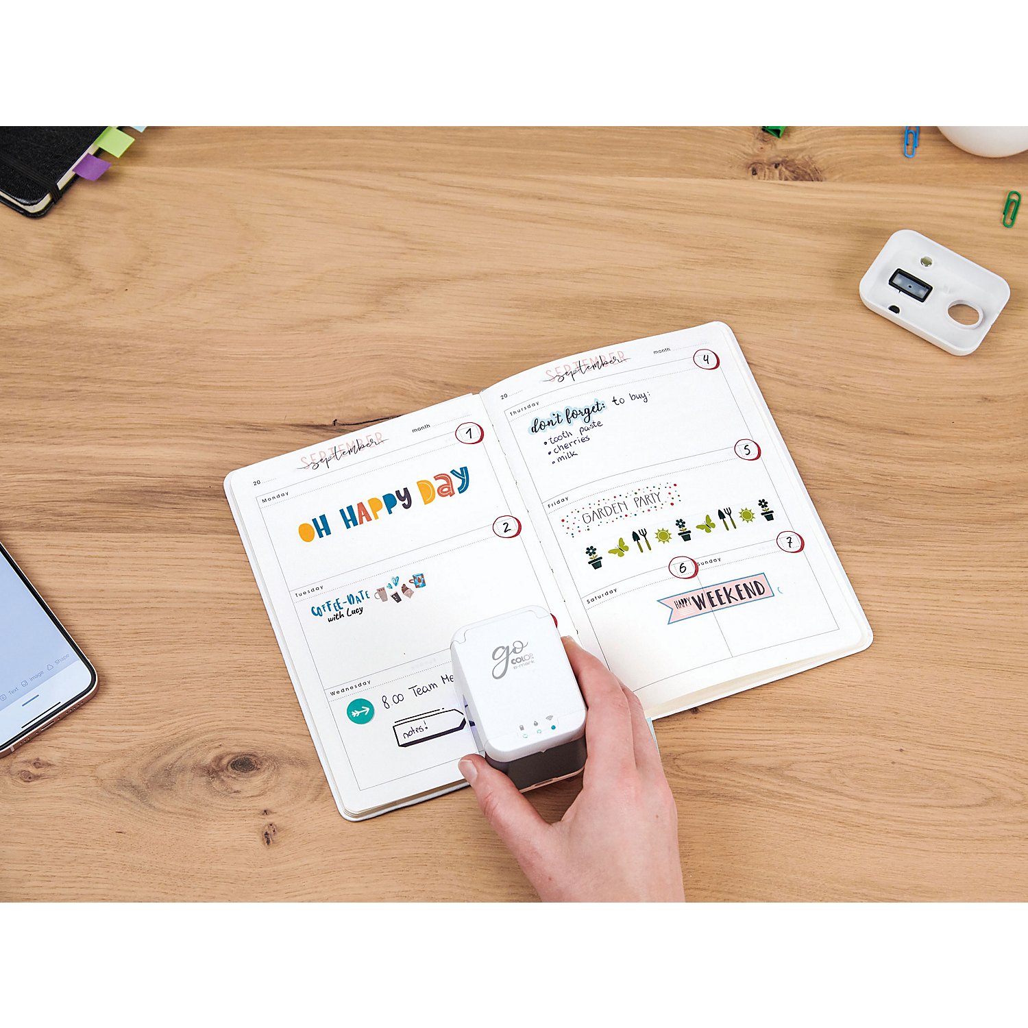 COLOP e-mark® go Starter-Set, mobiler Drucker
