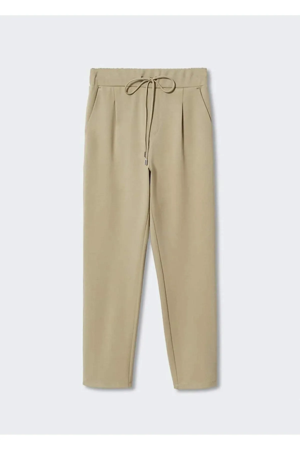 MANGO  Khakifarbene Damenhose 37073839