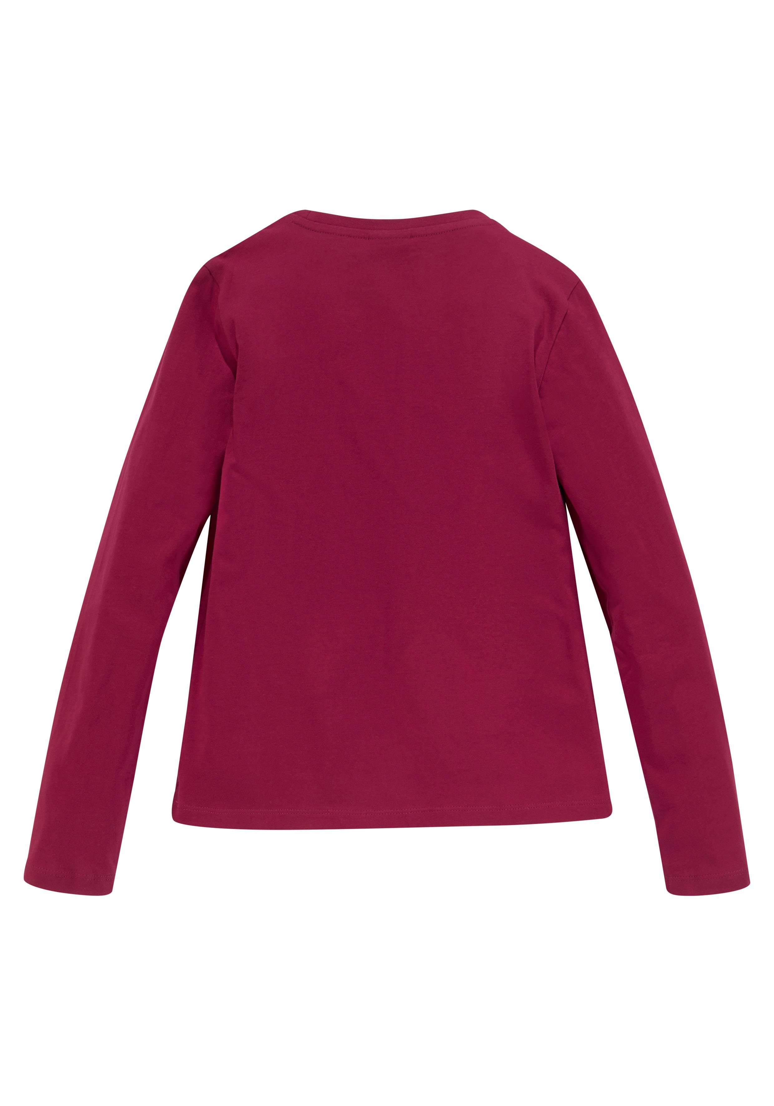 KIDSWORLD Langarmshirt ECHT JETZT? Druck