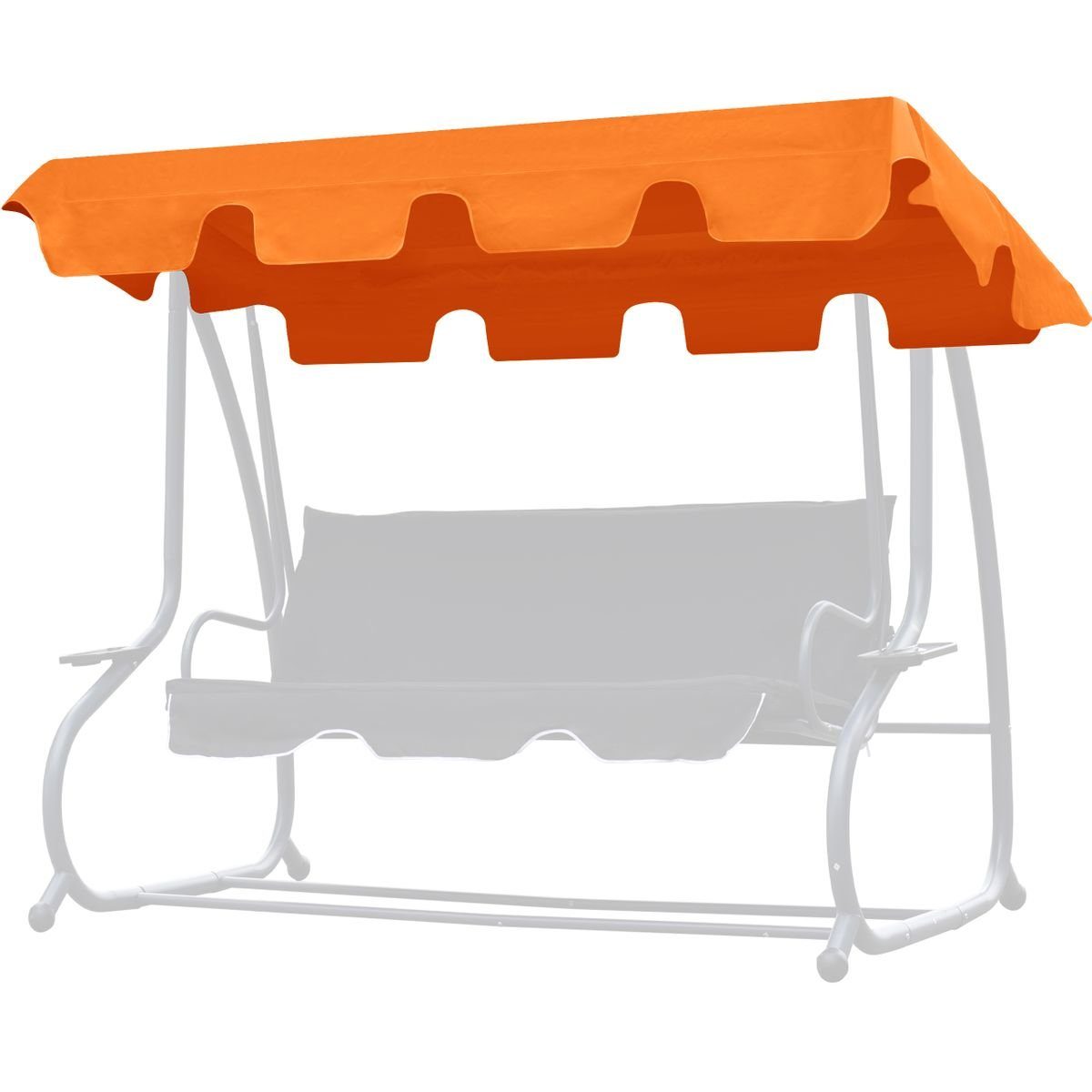 bonsport Hollywoodschaukelersatzdach Ersatzdach für Hollywoodschaukel, Polyester, PVC beschichtet