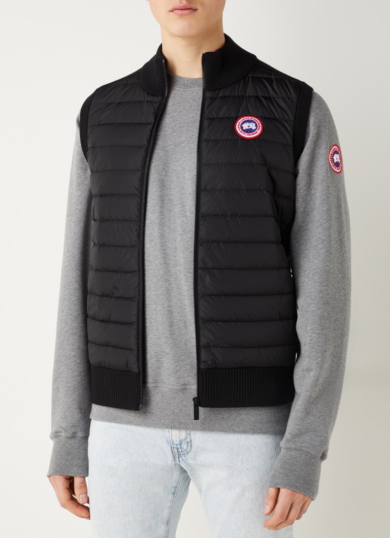 Γιλέκο Canada Goose Hybridge Fine Knit από μαλλί με καπιτονέ μπροστινό μέρος