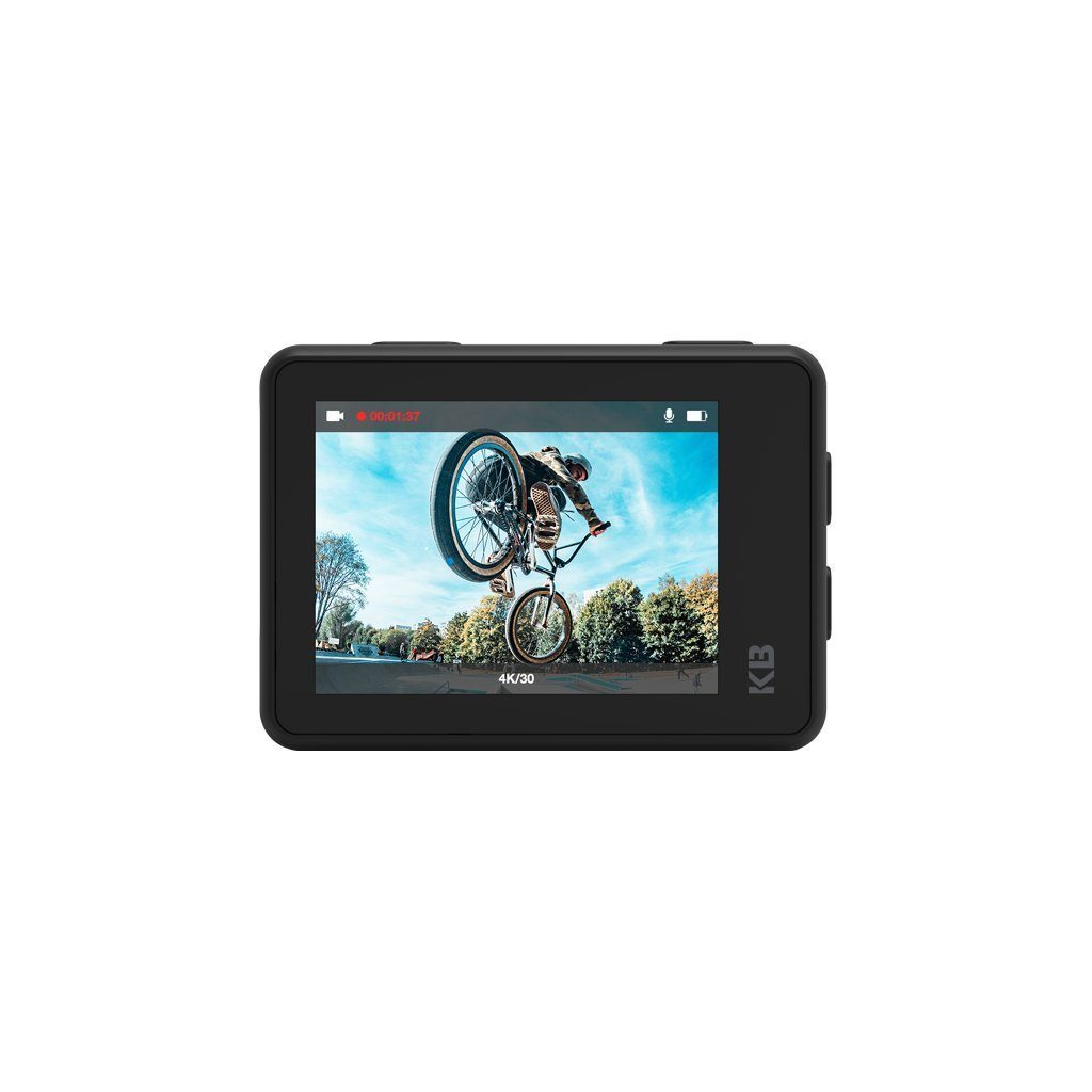 kaiser baas Kaiser Baas Action-Cam X450 Real 4K 30FPS Action Cam (4K Ultra HD, WLAN (Wi-Fi), Real 4K 30 FPS, 40m wasserdicht, Sony Sensor, Gyro Stabilisierung, Touchscreen)