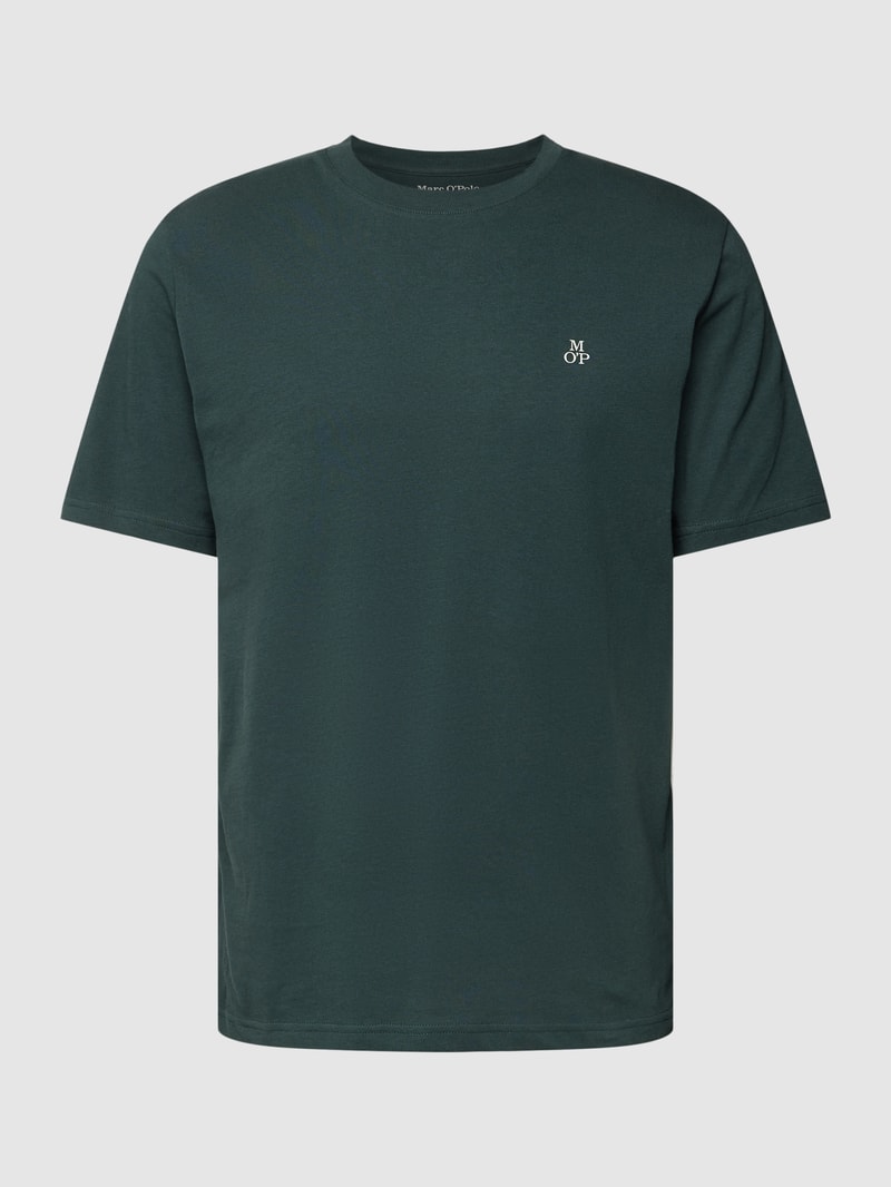 T-Shirt mit Label-Print in bottle