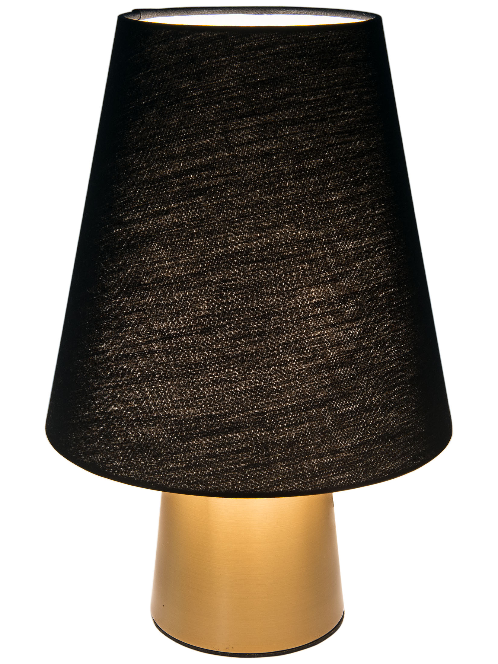 Talbury Tischleuchte, Satin Brass/Schwarz
