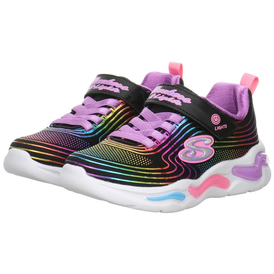 Skechers S-Lights Wavy Beams Klettschuh