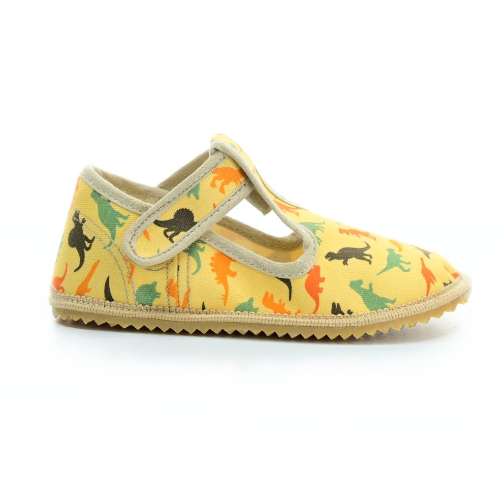 Beda Dinosaurs Canvas Hausschuhe (BFN-170020/W)