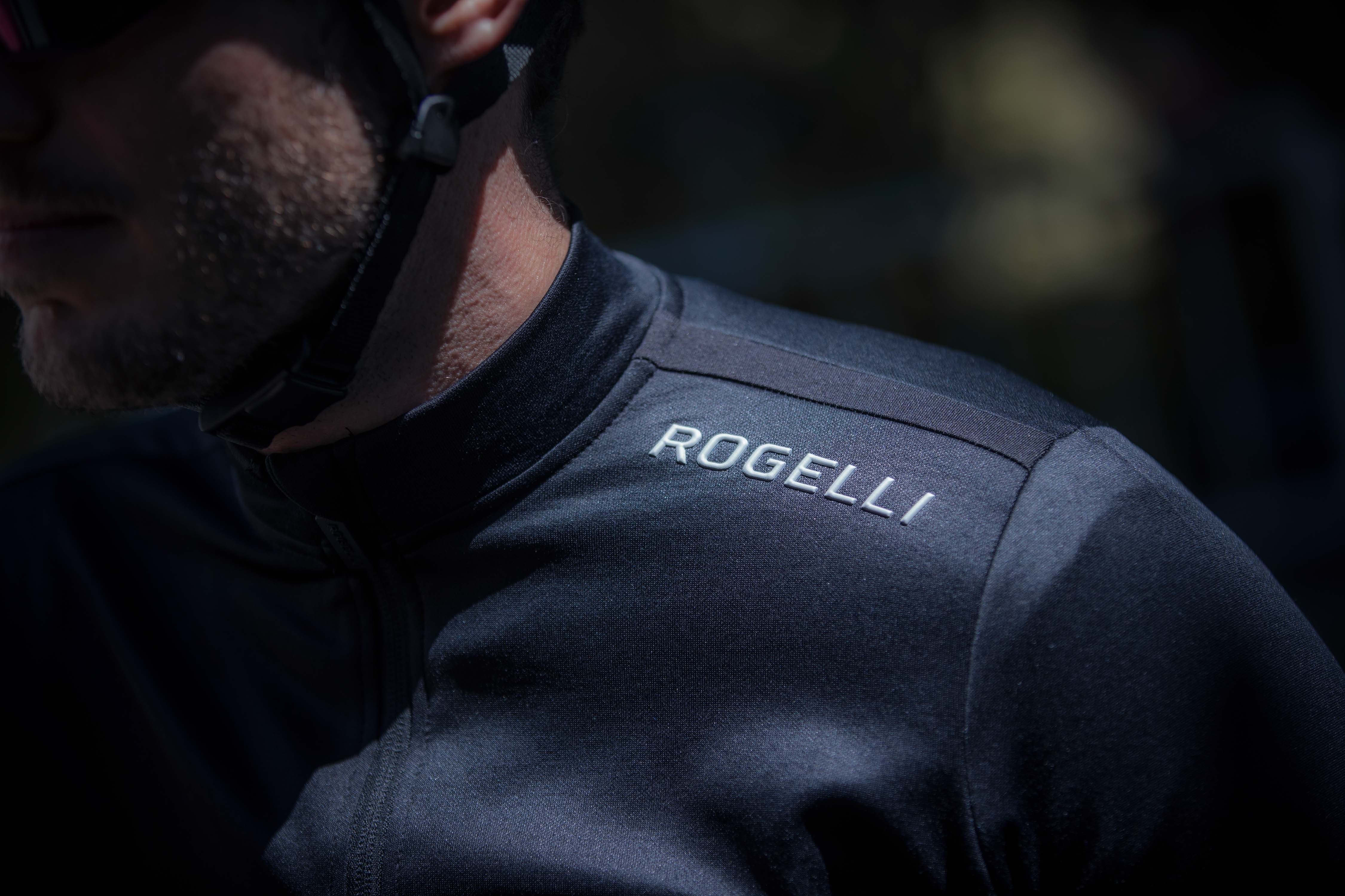 Rogelli Core Black Herren Langarm-Radtrikot