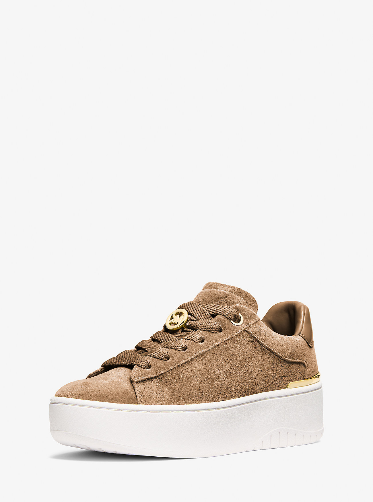 Dottie Suede Platform Sneaker - HUSK
