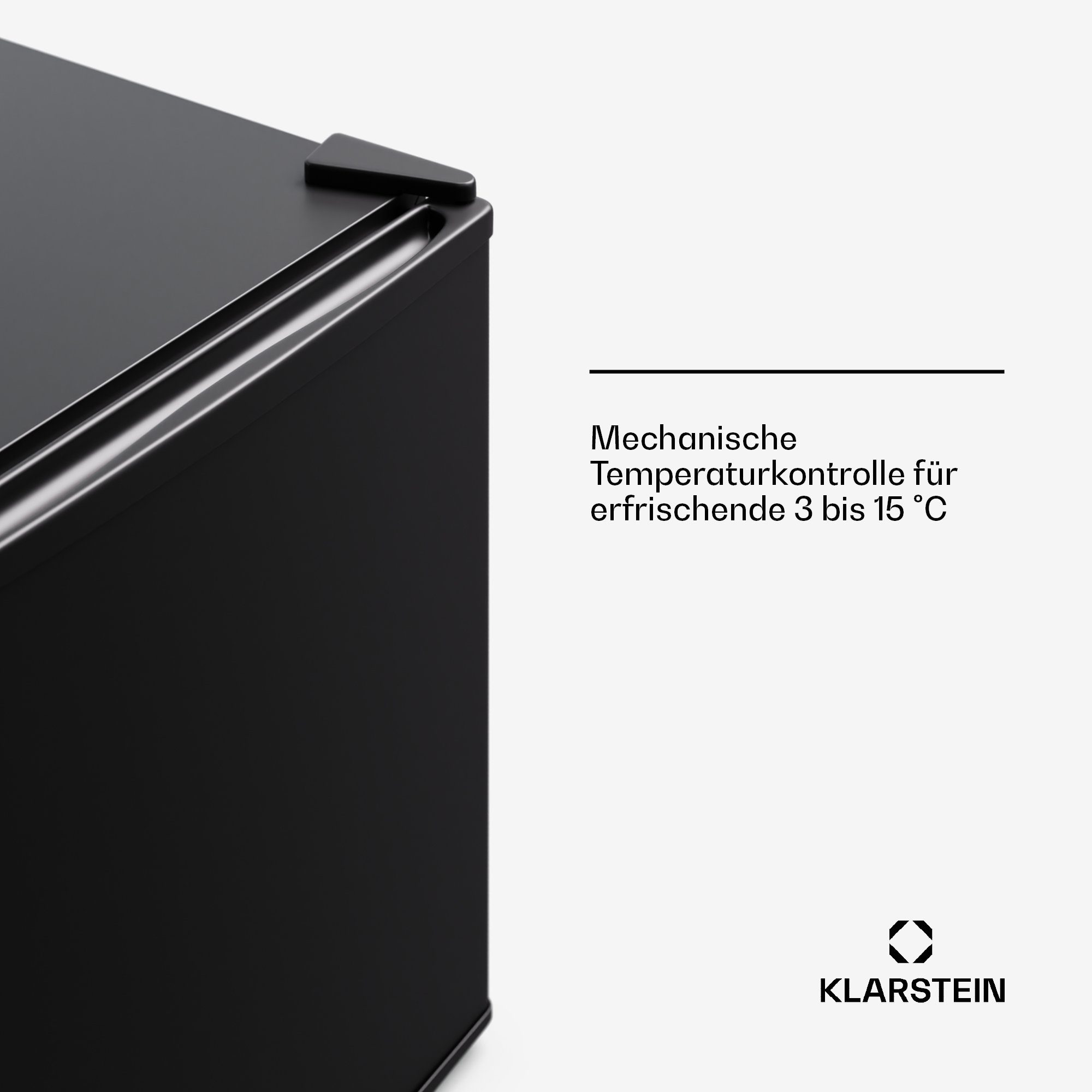 Klarstein Table Top Kühlschrank HEA-Matterhorn-bl 10045289, 53 cm hoch, 43 cm breit, Bier Hausbar Getränkekühlschrank Hotel Mini Fridge