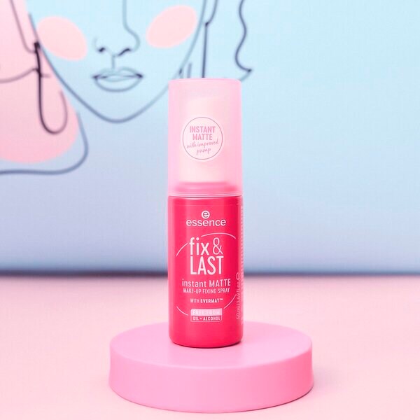 Essence Fix & Last 18H Instant Matte sminkfixáló spray 50ml