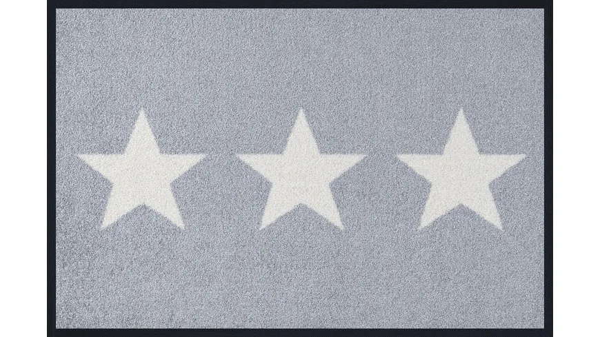 wash+dry Fußmatte Stars grey 40x60cm