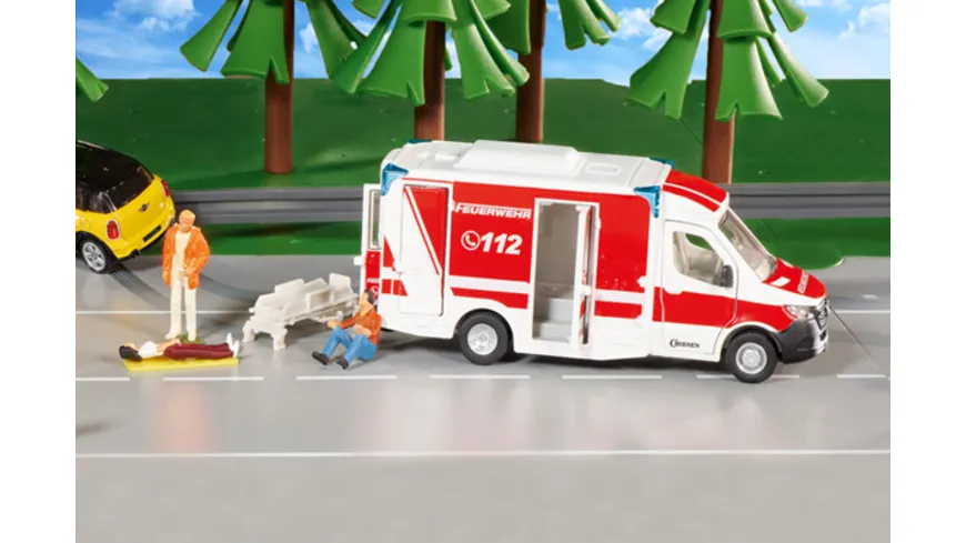 SIKU 2115 Super - Mercedes-Benz Sprinter Miesen Typ C Rettungswagen