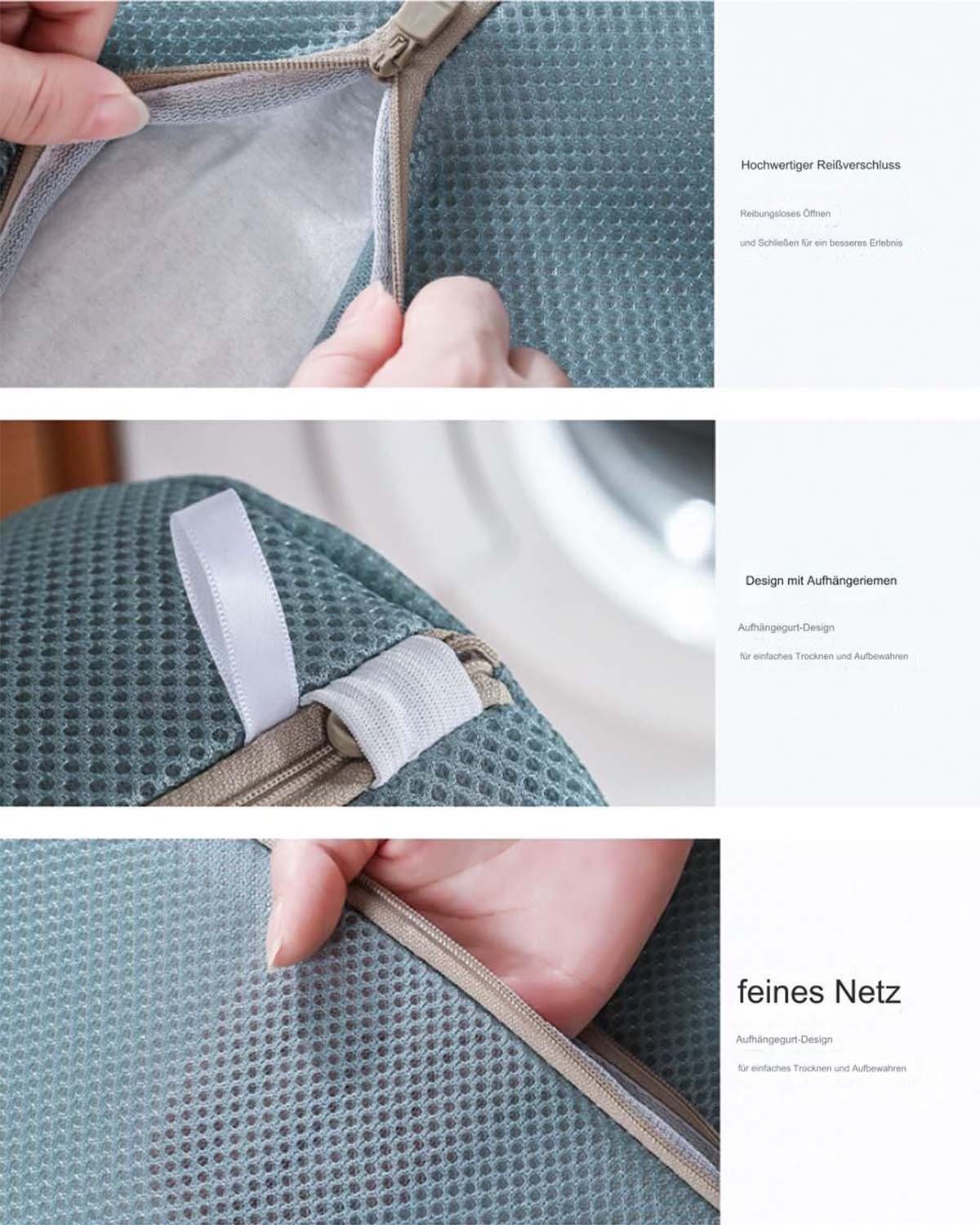 FIDDY Wäschenetz Wäschesack mit großem Fassungsvermögen, feinmaschiges Design,(8-St), Geeignet für den täglichen Gebrauch