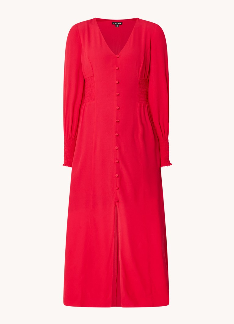Rochie midi cu volane Ilana